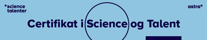 Certifikat i Science og Talent